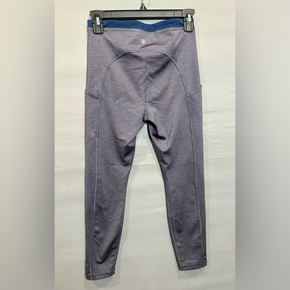 Athleta Ultimate Stash Pocket 7/8 Tight Leggings Blue Hearth Rose, Size S - Picture 6 of 9